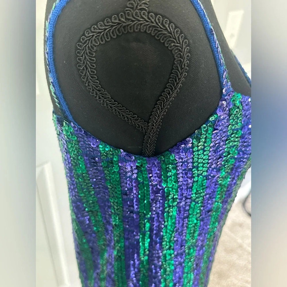 Vintage 1960s Cardell Sequin Mini Dress. Size 10. - Picture 7 of 8